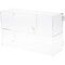 Plymor Clear Acrylic Rectangular Locking Display Case, 1 Shelf